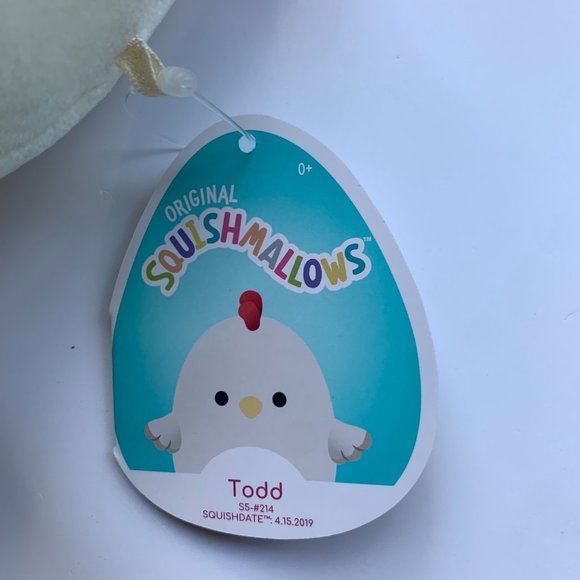 Squishmallows Todd the Chicken 5" - Picture 3 of 5
